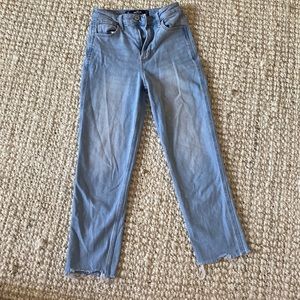 hollister high rise mom jeans